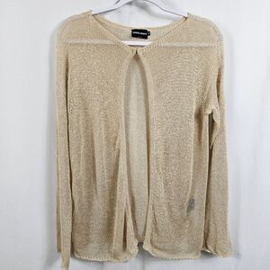 Vintage Giorgio Armani Open Knit Cardigan in Cream - Size 40 (Italian)